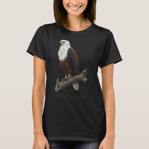 Camiseta Águia-pescadora-africana em Galho Rústico