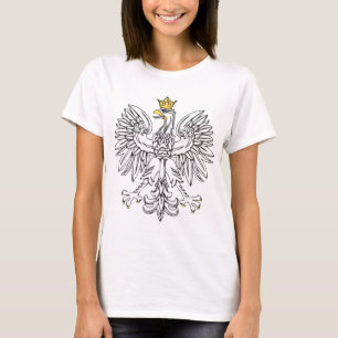 Camiseta Águia Polonesa com Dourada Coroa