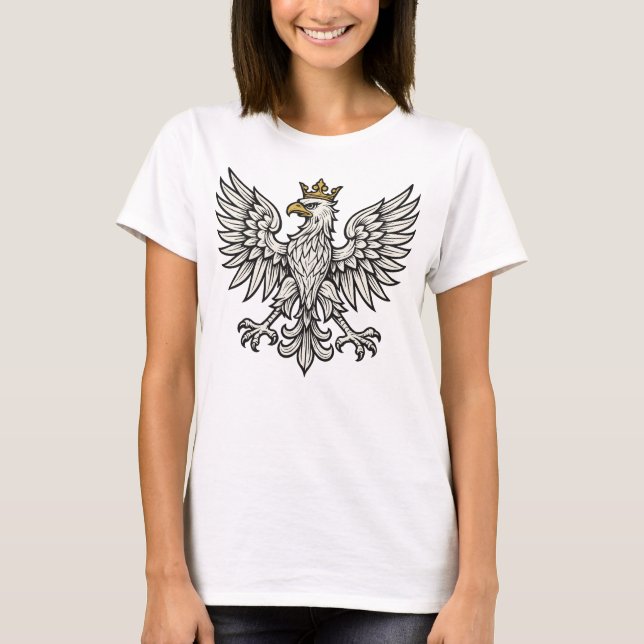 Camiseta Águia Polonesa Crista Mínima (Frente)