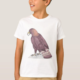 Camiseta Águia-real ave aquarela arte espécies de aves