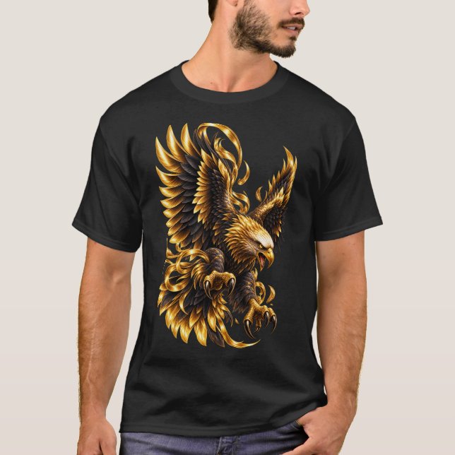 Camiseta Águia Real – Liberdade, Força & Poder (Frente)