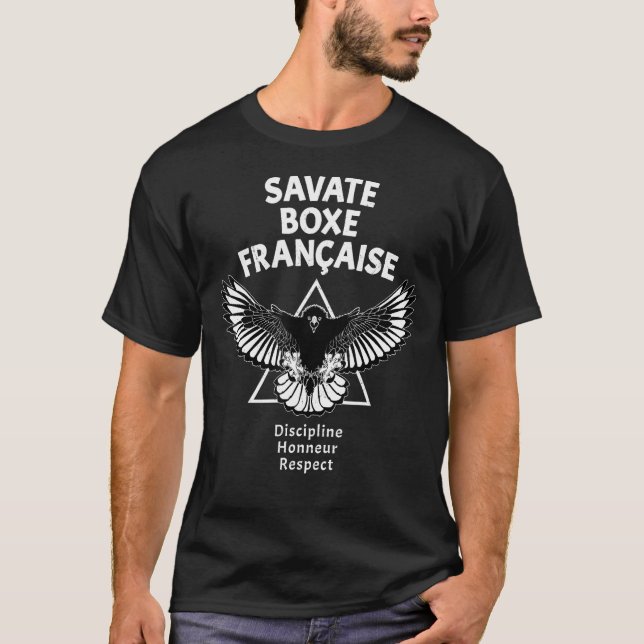 Camiseta Águia Savate French Kickboxing (Frente)