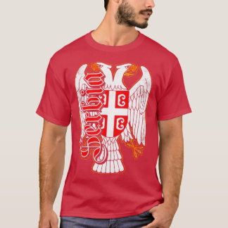 Camiseta águia sérvia