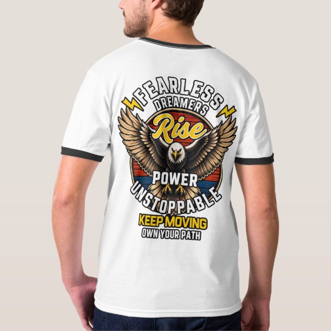 Camiseta Águia Sonhadores Sem Medo (Verso)