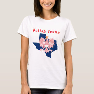 Camiseta águia-texana polonesa