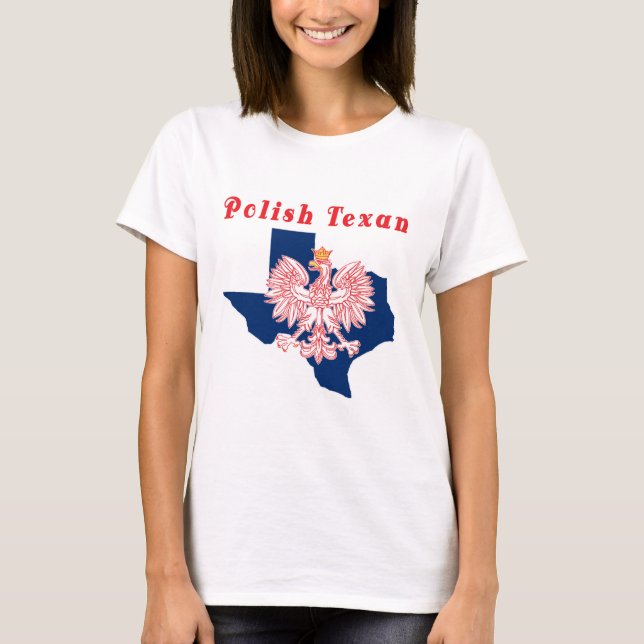 Camiseta águia-texana polonesa (Frente)
