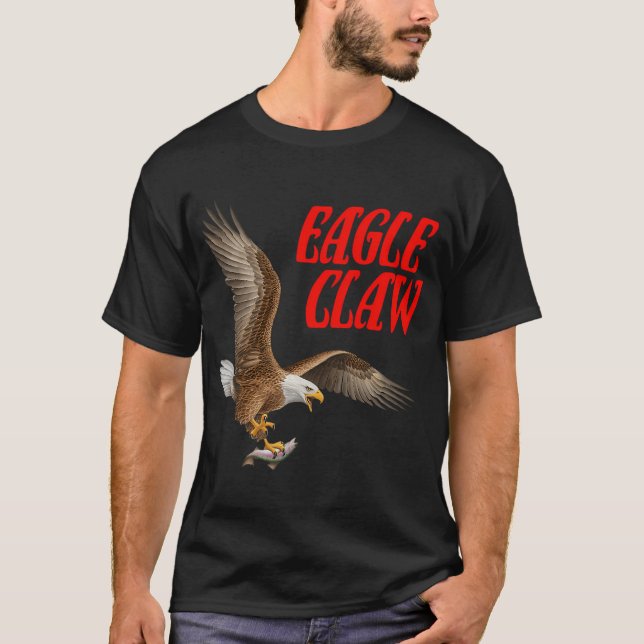 Camiseta Águia (Texto Vermelho) (Frente)