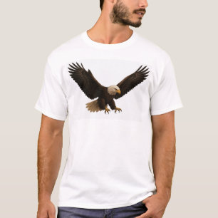Camiseta Águia Voadora Realista - T-Shirt Des de Vida Selva