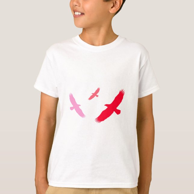 Camiseta Águia Voadora (Vermelho) (Frente)