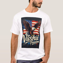 Camiseta Águia Vushii Liberdade Gráfica 
