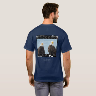 Camiseta Águias Carecas Engraçadas Faixas de Rosto Mal-Humo