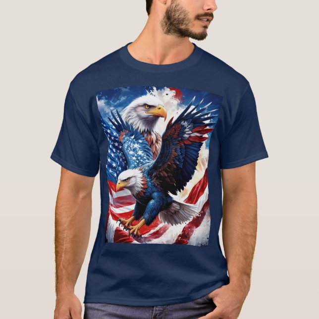 Camiseta Águias em Voo (Frente)