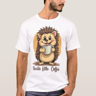 Camiseta Agulha Café Pequeno - Teto Sassy Hedgehog Mug