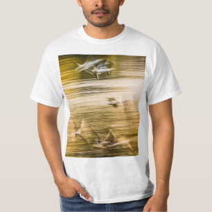 Camiseta Agulhas voadoras - abstrato