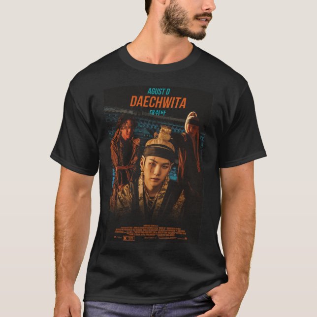 Camiseta Agust D Daechwita movie poster Classic T-Shirt (Frente)