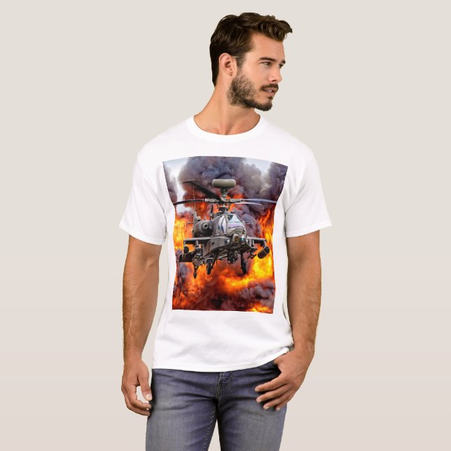 Camiseta AgustaWestland Apache AH1 (Frente Completa)