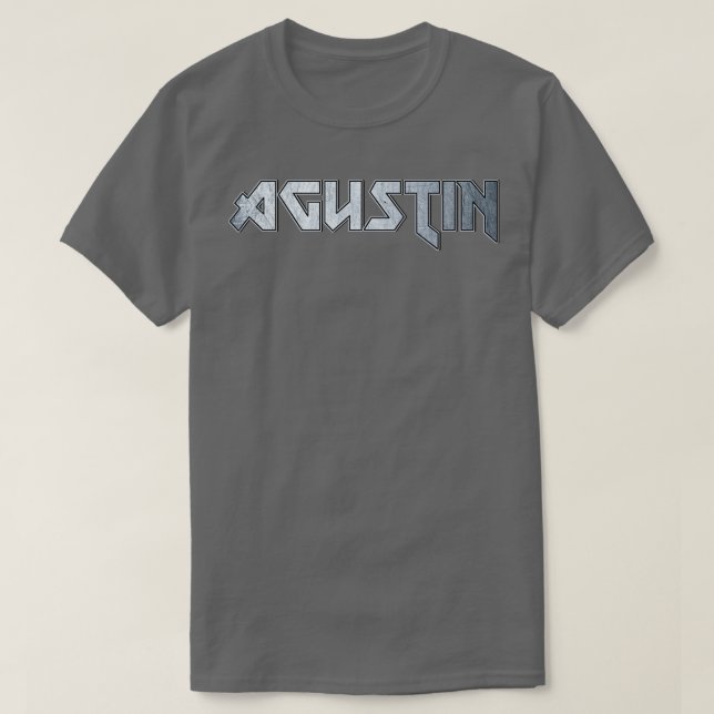 Camiseta Agustin de metal pesado (Frente do Design)