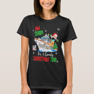 Camiseta Ah, Cruzeiros de Natal 2025 Família M