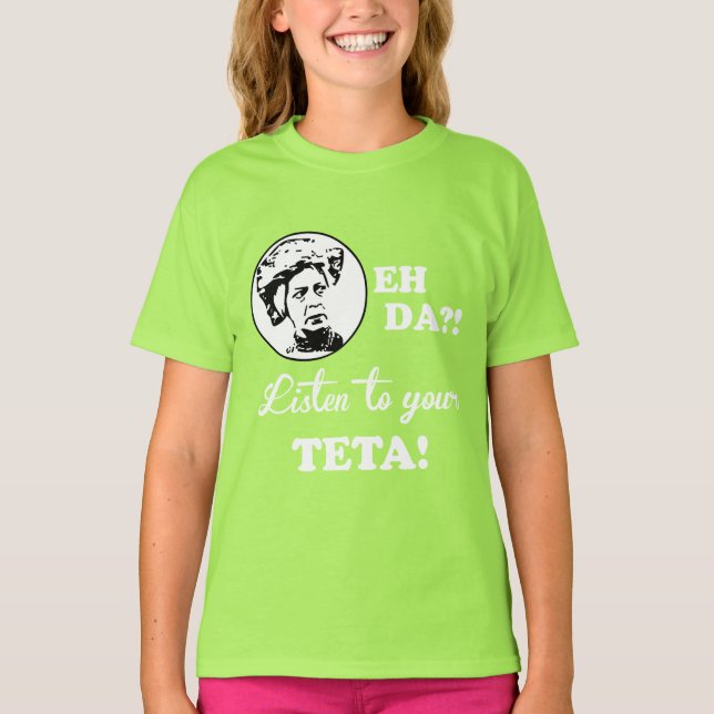 Camiseta AH DA? Ouça o seu TETA! (Frente)