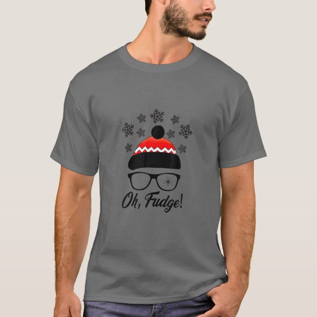 Camiseta Ah, História Engraçada De Natal, Xmas Assistindo P (Frente)