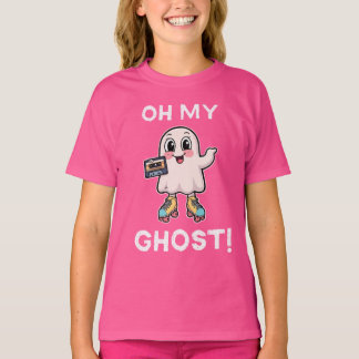 Camiseta Ah Meu Fantasma! Cute Fantasma Fazendo Piadas em P