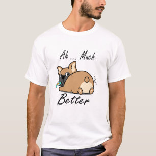 Camiseta Ah Muito Melhor, Engraçados Amantes De Bulldog