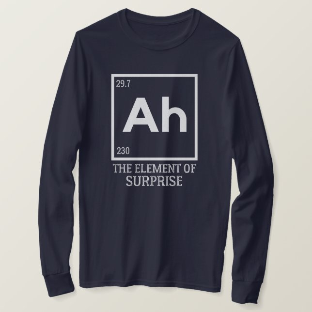 Camiseta Ah o elemento das surpresas (Frente do Design)