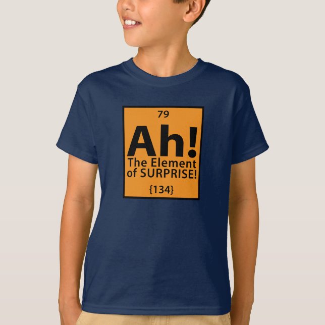Camiseta Ah! O elemento de surpresa (Frente)