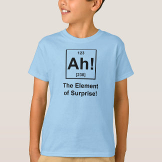 Camiseta Ah! O elemento de surpresa