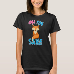 Camiseta Ah, Para Fox, Uma Citação Engraçada Para Homens Mu