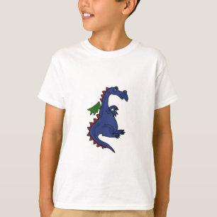 Camiseta AH t-shirt azul do dragão