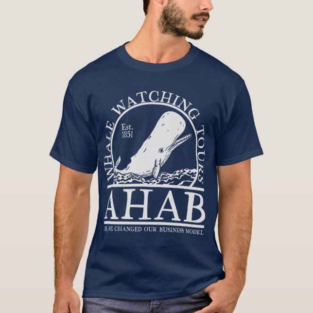 Camiseta Ahab Whale Watch (Mono) (Frente)