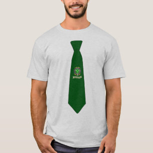 Camiseta AHearne/Aherne Crachá irlandês Necktie T-Shirt