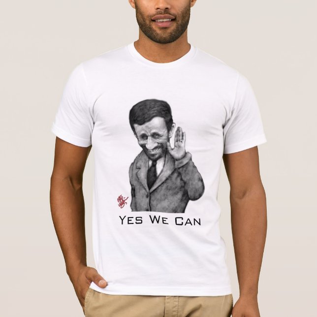 Camiseta Ahmadinejad sim nós podemos (Frente)