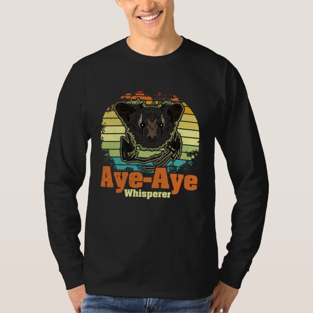 Camiseta Ai Ai Primatas Lêmures Madagascar  15 (Frente)