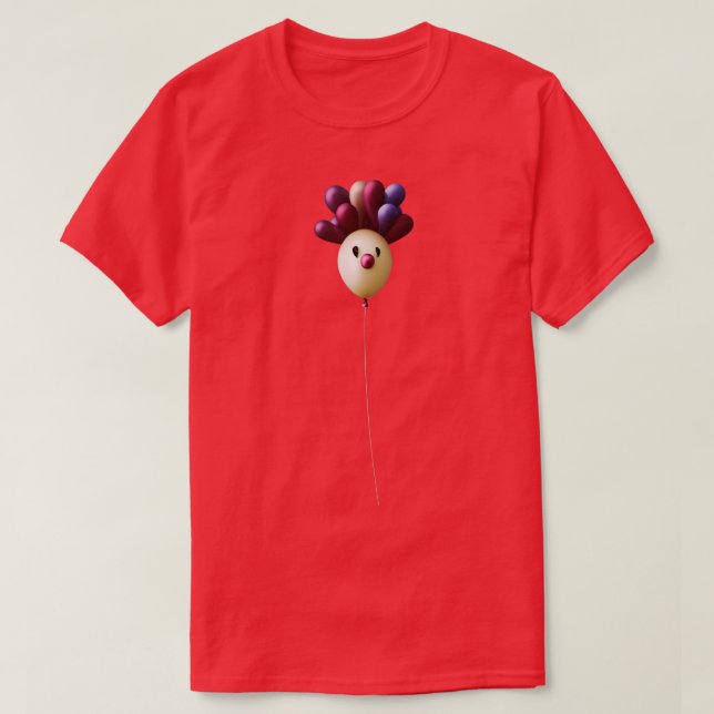 Camiseta AI BaLLOON Animal n.o 2 (Frente do Design)