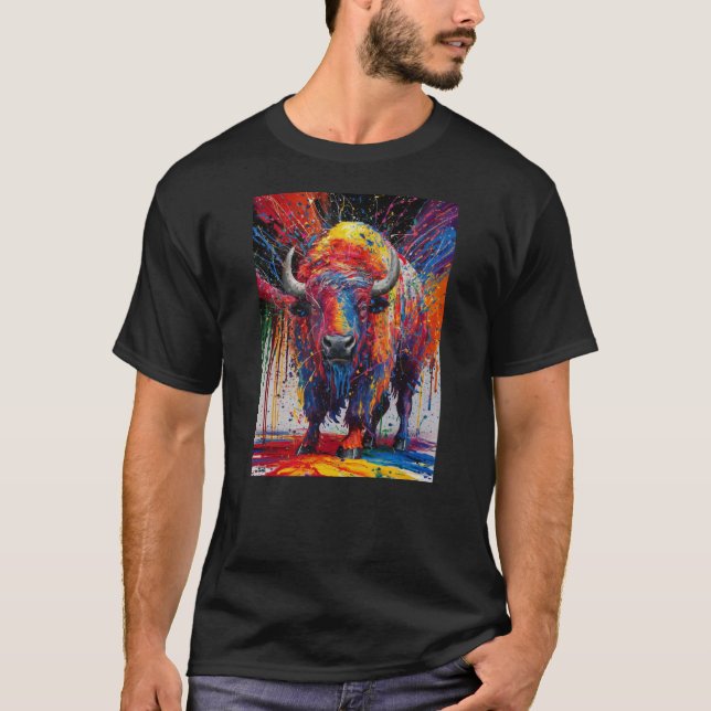 Camiseta AI Buffalo Art (Frente)