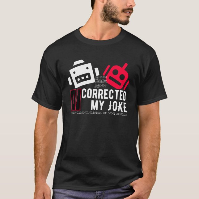 Camiseta AI Corrigida minha Piada.b (Frente)