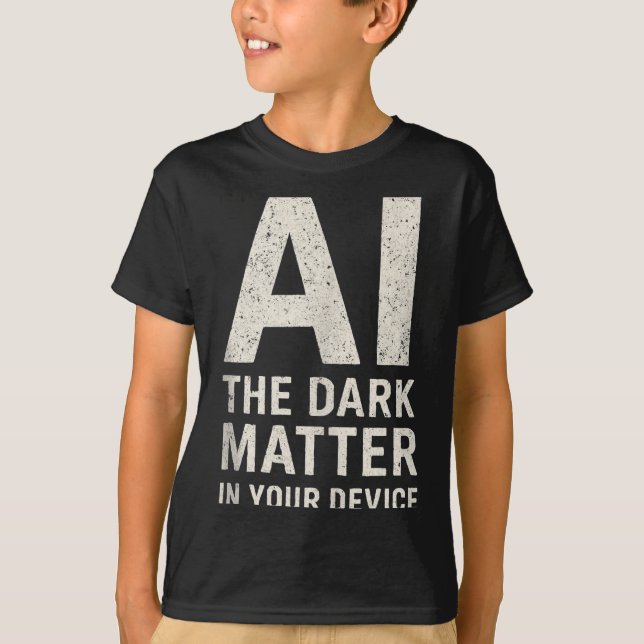 Camiseta Ai Dark Ogy _ Science &amp; Tech Gift Slogan Tank  (Frente)