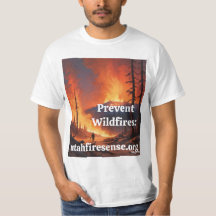 AI Evitar Camisa-T de Incêndios Selvagens