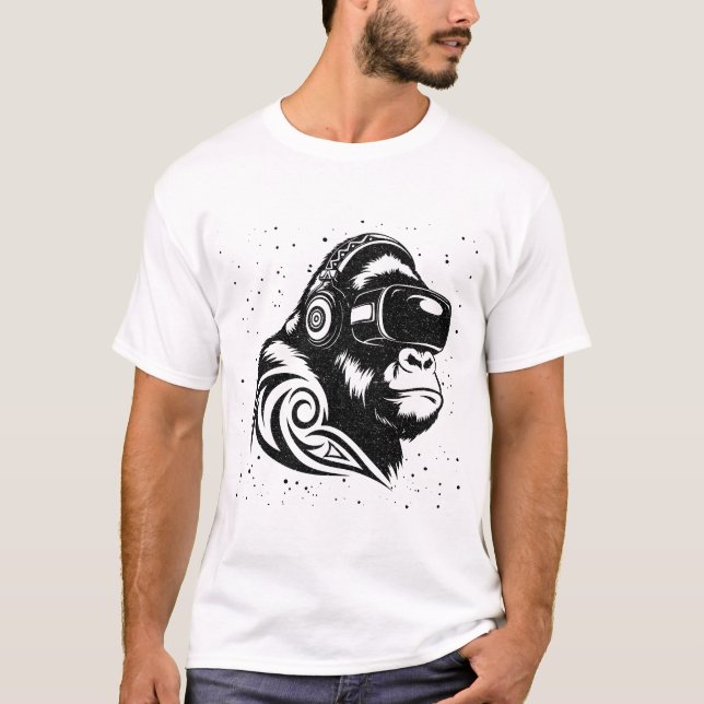 Camiseta AI Gorilla na zona VR (Frente)