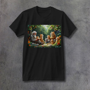 Camiseta Ai Lendo Para Gatos Feliz Fantasia De Reforma