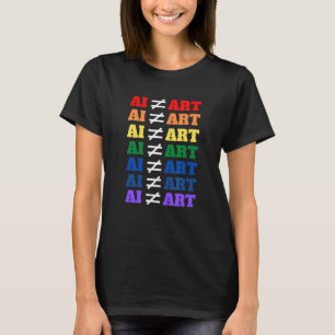 Camiseta AI não é Arte Anti-AI respeitar Arte Real AI