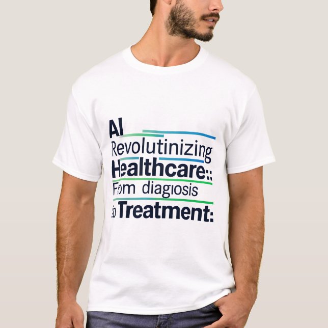 Camiseta AI Revolucionando a assistência médica (Frente)