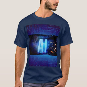 Camiseta Ai Robot T-Shirt design de inteligência artificial