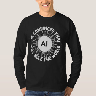 Camiseta AI vai governar o mundo - Inteligência Artificial 