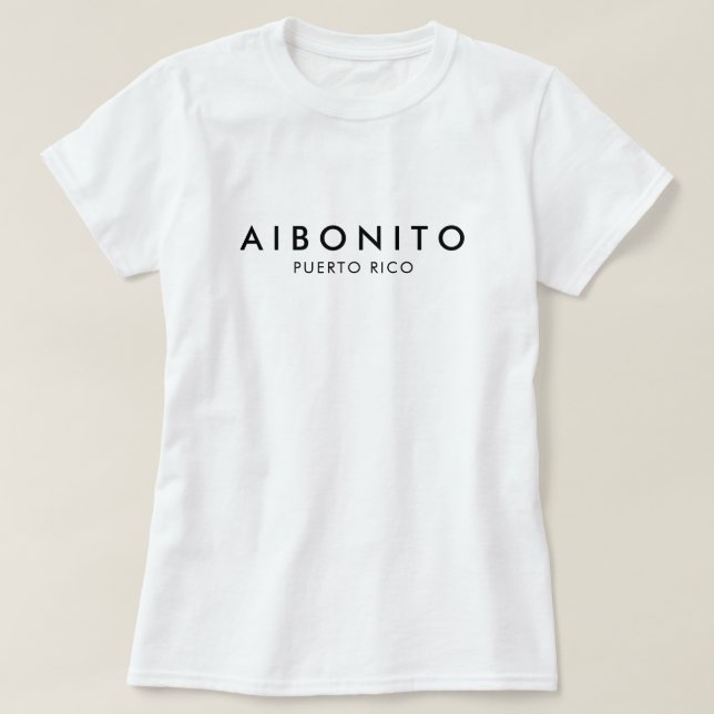 Camiseta Aibonito Porto Rico (Frente do Design)