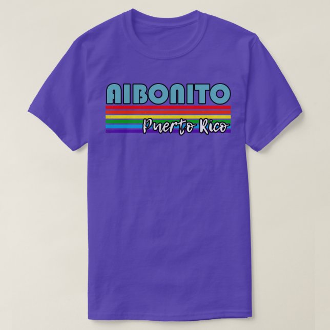 Camiseta Aibonito Porto Rico Orgulho Aibonito LGBT Gift LGB (Frente do Design)