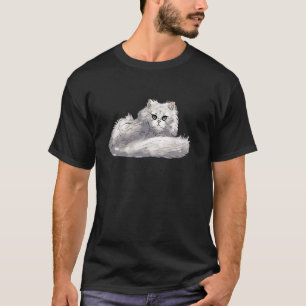 Camiseta Aidadaism Threadless Gato Persa Por Conta Própria