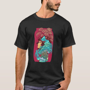 Camiseta Aidadaismo Sem Fio Em Um Estado Parasita Da Mente